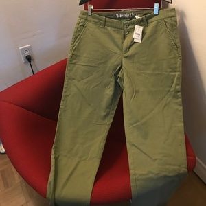 Jcrew green chino pants